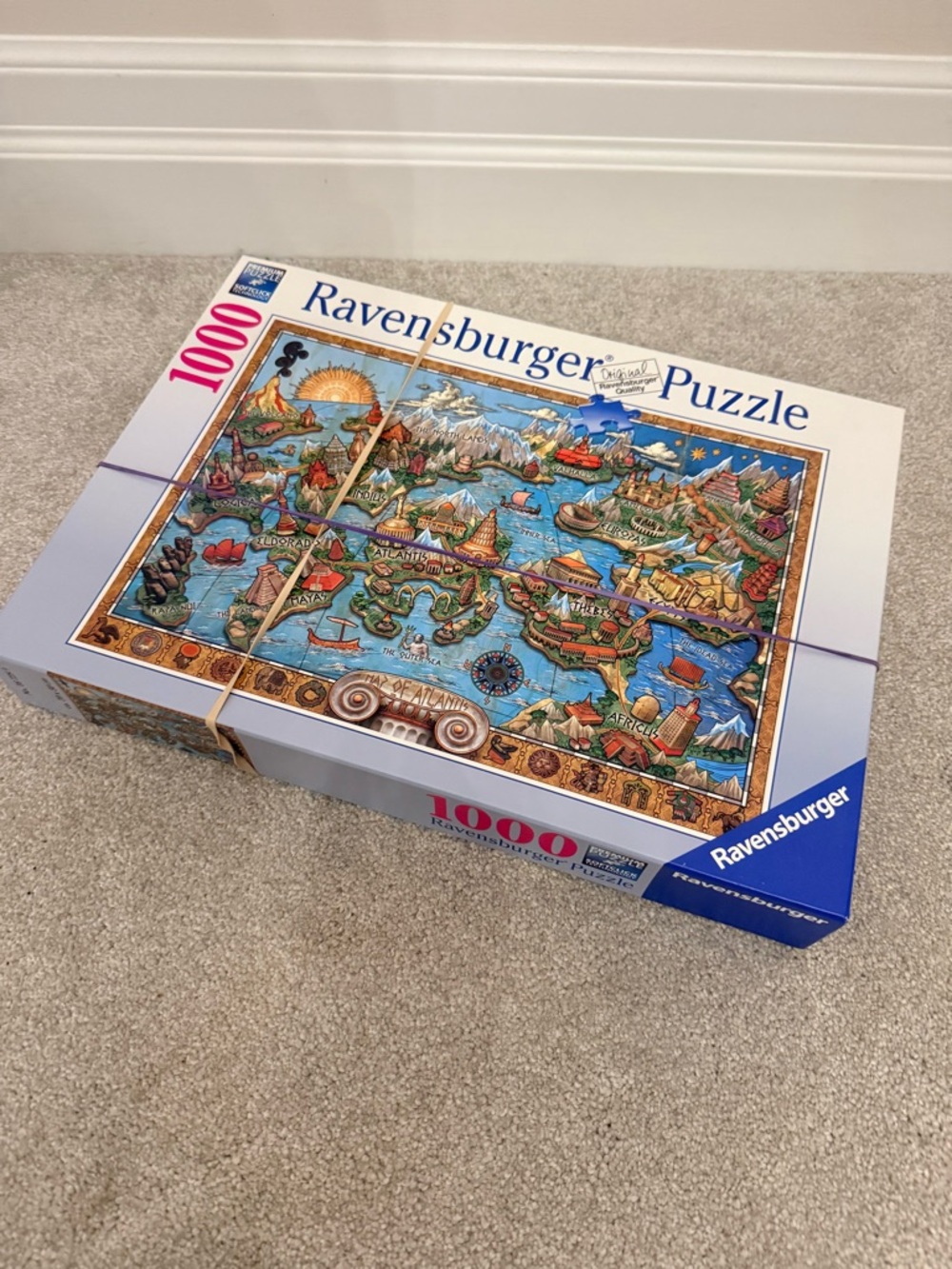 Ravensburger 1000-Piece World Map Puzzle - Multicolor